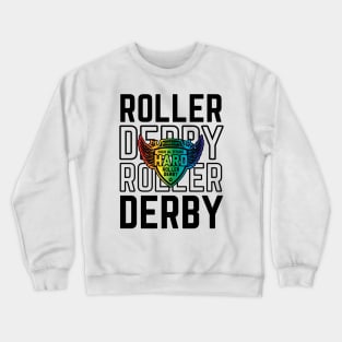 Roller Derby Skate Pride Crewneck Sweatshirt